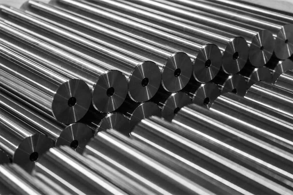 Material inventory supporting Grover Precision's streamlined supply chain