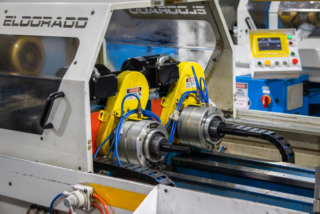 Deep-hole gundrilling operation on a gundrill spindle at Grover Precision